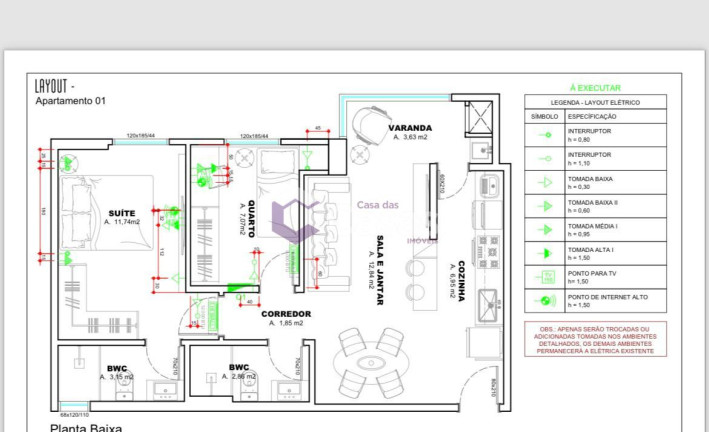 Imagem Apartamento com 1 Quarto à Venda, 63 m² em Alto São Francisco - Foz Do Iguacu