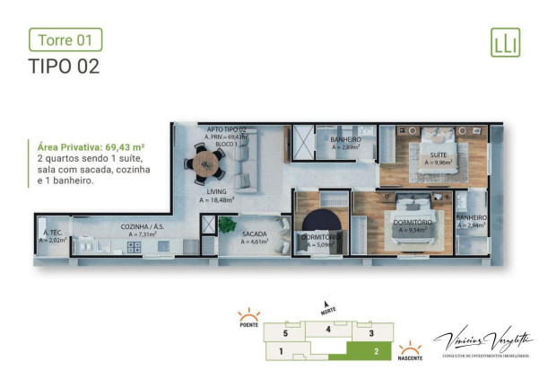 Imagem Imóvel com 2 Quartos à Venda, 69 m² em Várzea Do Ranchinho - Itapema Imagem Imóvel com 2 Quartos à Venda, 69 m² em Várzea Do Ranchinho - Itapema