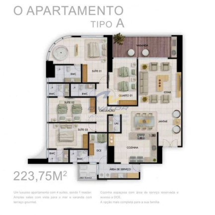 Imagem Apartamento com 3 Quartos à Venda, 410 m² em Altiplano Cabo Branco - João Pessoa Imagem Apartamento com 3 Quartos à Venda, 410 m² em Altiplano Cabo Branco - João Pessoa