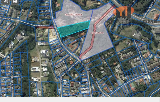 Terreno à Venda, 9.070 m² em Cascatinha - Curitiba