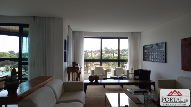 Imagem Apartamento com 4 Quartos para Alugar, 185 m² em Belvedere - Belo Horizonte