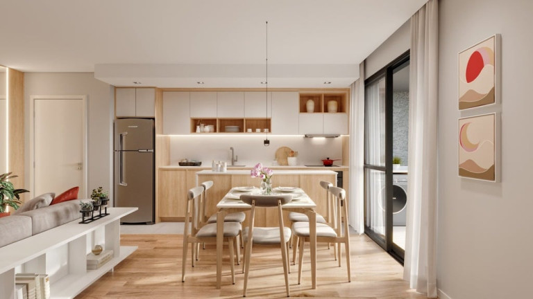 Imagem Apartamento com 2 Quartos à Venda, 56 m² em Bacacheri - Curitiba