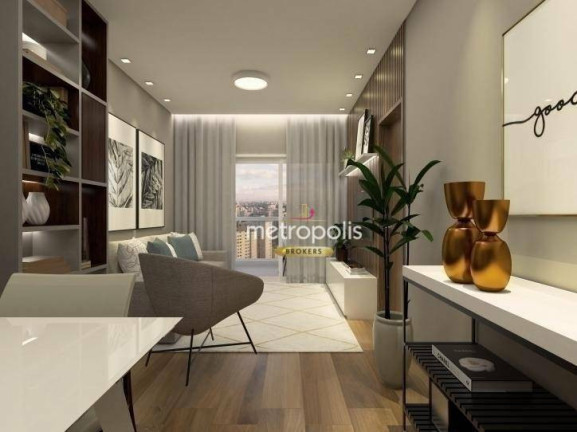 Apartamento com 2 Quartos à Venda, 58 m² em Osvaldo Cruz - São Caetano Do Sul