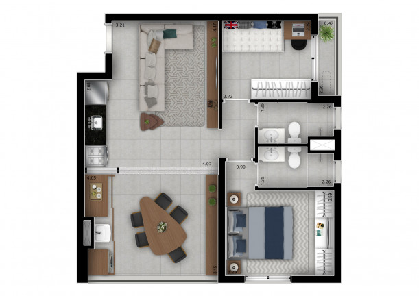 Imagem Apartamento com 2 Quartos à Venda, 63 m² em Perdizes - São Paulo Imagem Apartamento com 2 Quartos à Venda, 63 m² em Perdizes - São Paulo