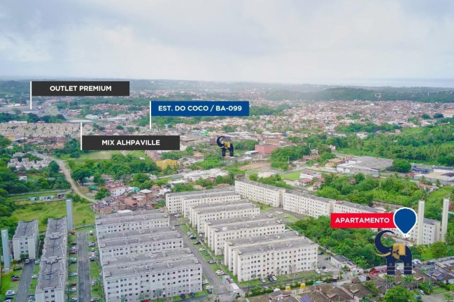 Imagem Apartamento com 2 Quartos à Venda, 65 m² em Boa União (abrantes) - Camaçari Imagem Apartamento com 2 Quartos à Venda, 65 m² em Boa União (abrantes) - Camaçari