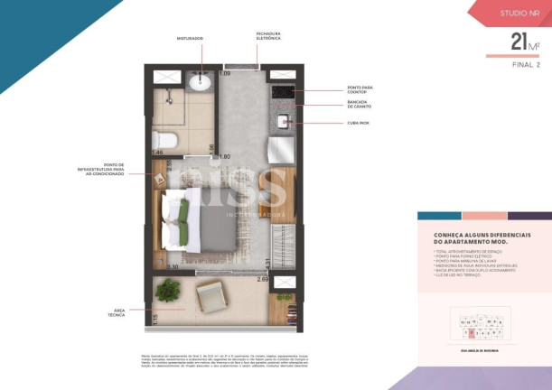 Imagem Imóvel com 1 Quarto à Venda, 22 m² em Pinheiros - São Paulo Imagem Imóvel com 1 Quarto à Venda, 22 m² em Pinheiros - São Paulo