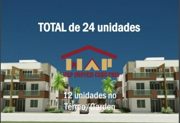 Apartamento com 1 Quarto à Venda,  em Palmeiras - Cabo Frio