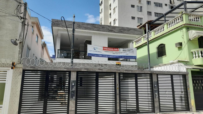 Imagem Casa com 3 Quartos à Venda, 153 m² em Campo Grande - Santos Imagem Casa com 3 Quartos à Venda, 153 m² em Campo Grande - Santos