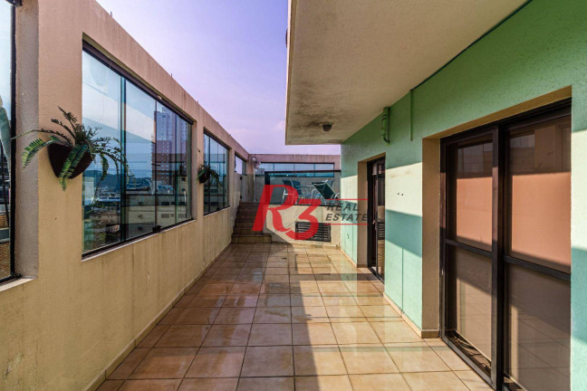 Imagem Cobertura com 4 Quartos à Venda, 331 m² em Gonzaga - Santos Imagem Cobertura com 4 Quartos à Venda, 331 m² em Gonzaga - Santos