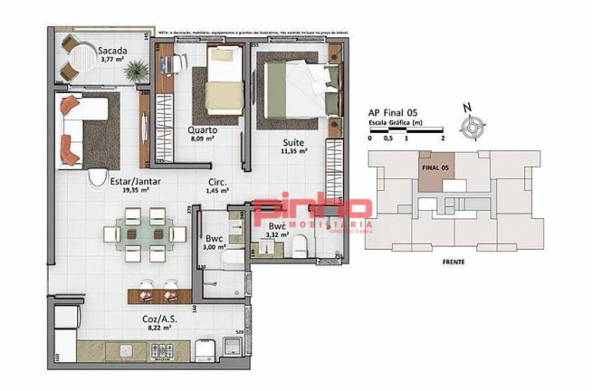 Imagem Apartamento com 2 Quartos à Venda, 67 m² em Cidade Universitária Pedra Branca - Palhoça Imagem Apartamento com 2 Quartos à Venda, 67 m² em Cidade Universitária Pedra Branca - Palhoça