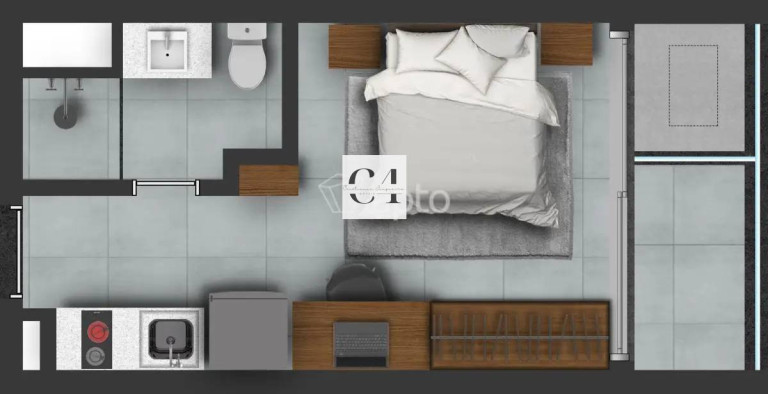 Imagem Apartamento com 1 Quarto à Venda, 32 m² em Vila Mariana - São Paulo