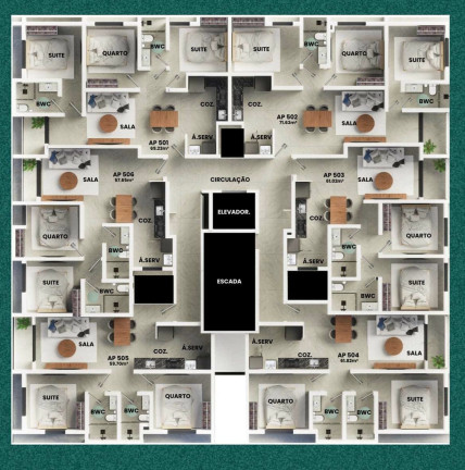 Imagem Apartamento com 3 Quartos à Venda, 69 m² em Intermares - Cabedelo Imagem Apartamento com 3 Quartos à Venda, 69 m² em Intermares - Cabedelo