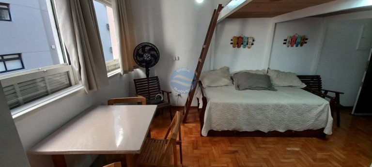 Imagem Kitnet com 1 Quarto à Venda, 30 m² em Boqueirão - Santos