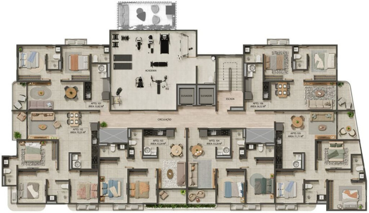 Imagem Cobertura com 3 Quartos à Venda, 93 m² em Bessa - João Pessoa Imagem Cobertura com 3 Quartos à Venda, 93 m² em Bessa - João Pessoa