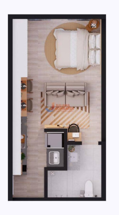 Imagem Apartamento com 1 Quarto à Venda, 32 m² em Centro - Cascavel Imagem Apartamento com 1 Quarto à Venda, 32 m² em Centro - Cascavel