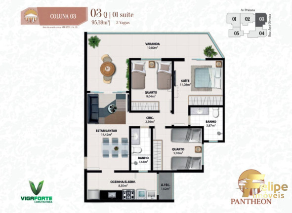 Imagem Imóvel com 2 Quartos à Venda, 80 m² em Praia Do Morro - Guarapari