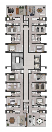 Imagem Apartamento com 2 Quartos à Venda, 88 m² em Centro - Torres