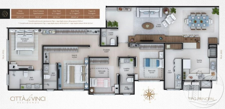 Imagem Apartamento com 4 Quartos à Venda, 144 m² em Centro - Balneário Camboriú Imagem Apartamento com 4 Quartos à Venda, 144 m² em Centro - Balneário Camboriú