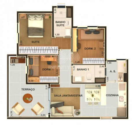 Imagem Apartamento com 3 Quartos à Venda, 70 m² em Tatuapé - São Paulo