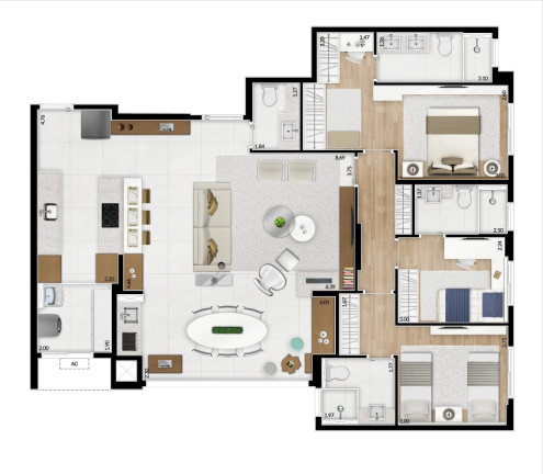Imagem Imóvel com 3 Quartos à Venda, 86 m² em Santa Paula - São Caetano Do Sul Imagem Imóvel com 3 Quartos à Venda, 86 m² em Santa Paula - São Caetano Do Sul