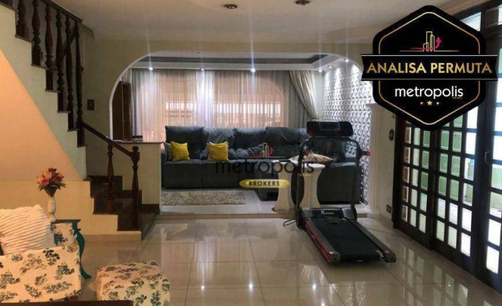 Sobrado com 4 Quartos à Venda, 350 m² em Campestre - Santo André