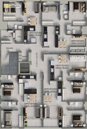 Imagem Apartamento com 2 Quartos à Venda, 54 m² em Bessa - João Pessoa