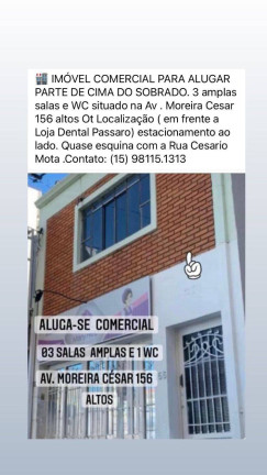Imagem Sala Comercial para Alugar, 80 m² em Centro - Sorocaba Imagem Sala Comercial para Alugar, 80 m² em Centro - Sorocaba