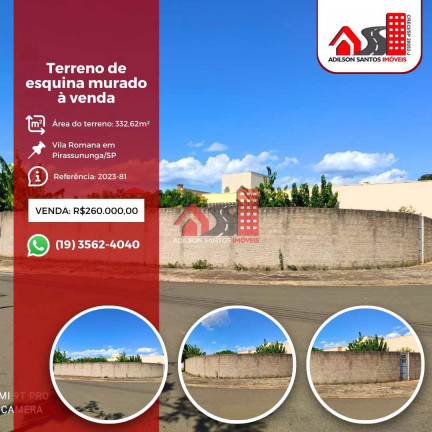 Imagem Terreno à Venda, em Residencial Vila Romana - Pirassununga Imagem Terreno à Venda, em Residencial Vila Romana - Pirassununga