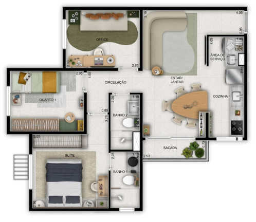 Imagem Apartamento com 2 Quartos à Venda, 42 m² em Chácaras Dona Gê - Goiânia Imagem Apartamento com 2 Quartos à Venda, 42 m² em Chácaras Dona Gê - Goiânia