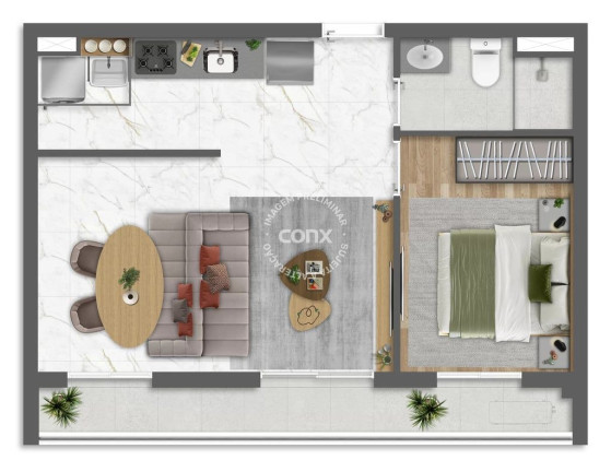Imagem Studio com 1 Quarto à Venda, 31 m² em Vila Mariana - São Paulo