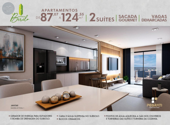 Imagem Apartamento com 2 Quartos à Venda, 90 m² em Guilhermina - Praia Grande
