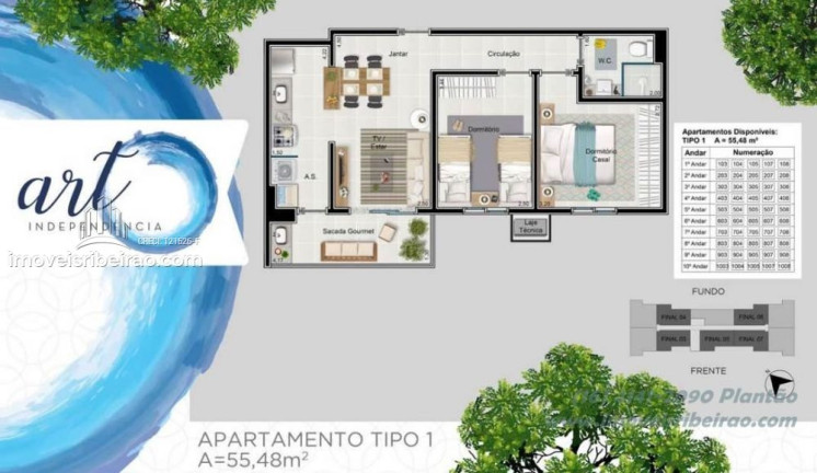 Imagem Apartamento com 2 Quartos à Venda, 55 m² em Campos Elíseos - Ribeirão Preto Imagem Apartamento com 2 Quartos à Venda, 55 m² em Campos Elíseos - Ribeirão Preto