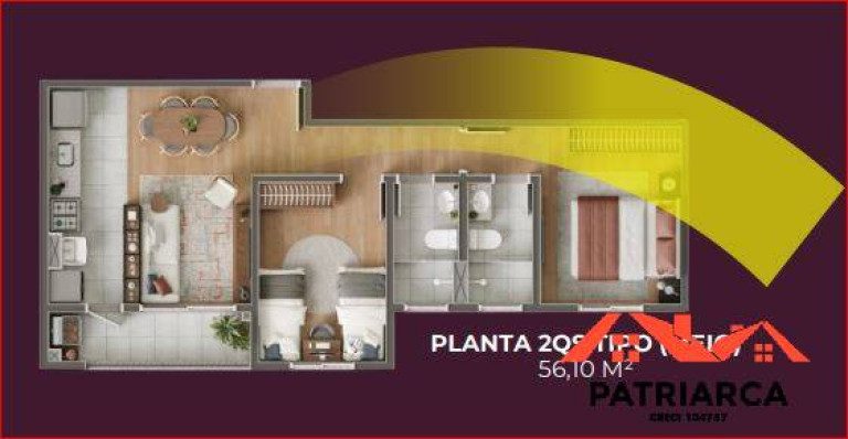 Imagem Apartamento com 2 Quartos à Venda, 65 m² em Jardim Nova Alvorada - Hortolândia Imagem Apartamento com 2 Quartos à Venda, 65 m² em Jardim Nova Alvorada - Hortolândia