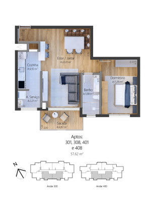 Imagem Apartamento com 1 Quarto à Venda, 76 m² em Moura - Gramado Imagem Apartamento com 1 Quarto à Venda, 76 m² em Moura - Gramado