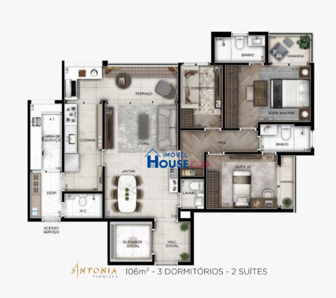 Imagem Apartamento com 3 Quartos à Venda, 106 m² em Perdizes - São Paulo Imagem Apartamento com 3 Quartos à Venda, 106 m² em Perdizes - São Paulo