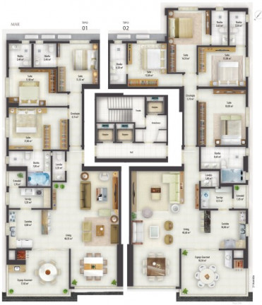 Imagem Apartamento com 4 Quartos à Venda, 19.030 m² em Itapema - Itapema Imagem Apartamento com 4 Quartos à Venda, 19.030 m² em Itapema - Itapema