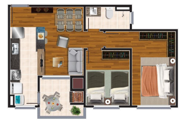 Imagem Apartamento com 2 Quartos à Venda, 51 m² em São Leopoldo - Caxias Do Sul Imagem Apartamento com 2 Quartos à Venda, 51 m² em São Leopoldo - Caxias Do Sul