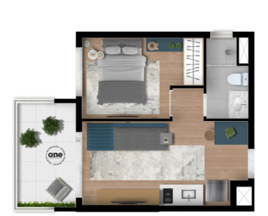 Imagem Imóvel com 1 Quarto à Venda, 34 m² em Vila Clementino - São Paulo