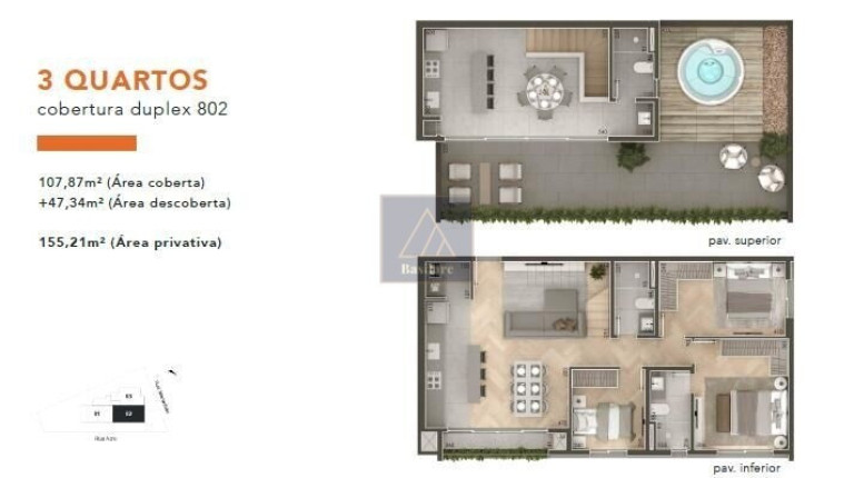 Imagem Apartamento com 2 Quartos à Venda, 113 m² em água Verde - Curitiba