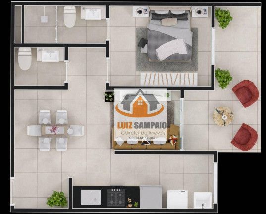 Imagem Apartamento com 1 Quarto à Venda, 60 m² em Balneário Laranjeiras - Itanhaém Imagem Apartamento com 1 Quarto à Venda, 60 m² em Balneário Laranjeiras - Itanhaém