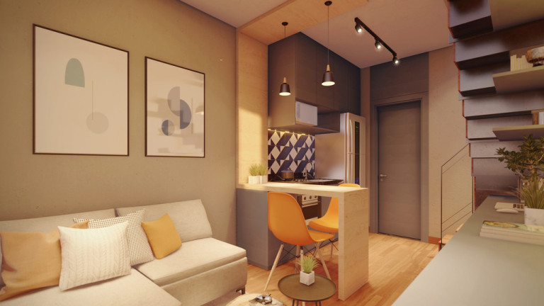 Imagem Studio com 1 Quarto à Venda, 17 m² em Novo Mundo - Curitiba Imagem Studio com 1 Quarto à Venda, 17 m² em Novo Mundo - Curitiba