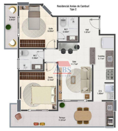 Imagem Apartamento com 2 Quartos à Venda, 61 m² em Vila Caiçara - Praia Grande Imagem Apartamento com 2 Quartos à Venda, 61 m² em Vila Caiçara - Praia Grande