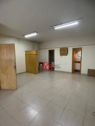 Sala Comercial à Venda ou Locação, 108 m² em Centro - Santos