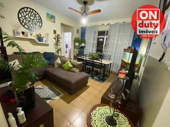 Imagem Apartamento com 1 Quarto à Venda, 50 m² em José Menino - Santos