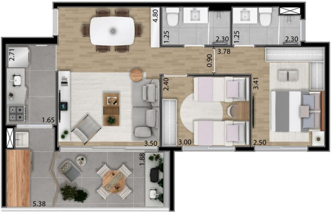 Imagem Apartamento com 2 Quartos à Venda, 66 m² em Chácara Klabin - São Paulo Imagem Apartamento com 2 Quartos à Venda, 66 m² em Chácara Klabin - São Paulo