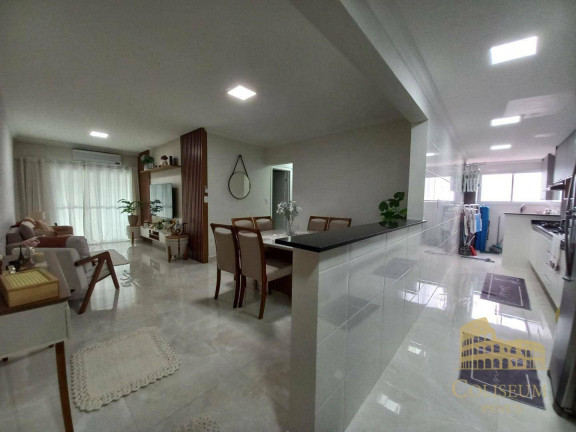 Apartamento com 3 Quartos à Venda, 108 m² em Vilamar - Praia Grande