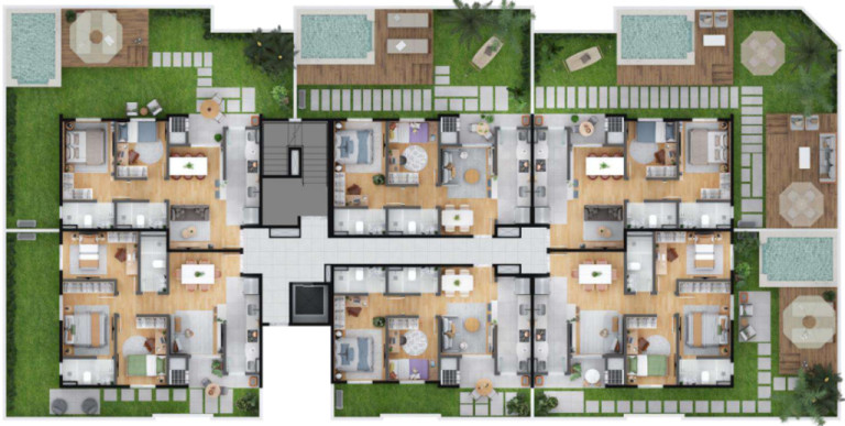 Imagem Apartamento com 3 Quartos à Venda, 64 m² em Hauer - Curitiba
