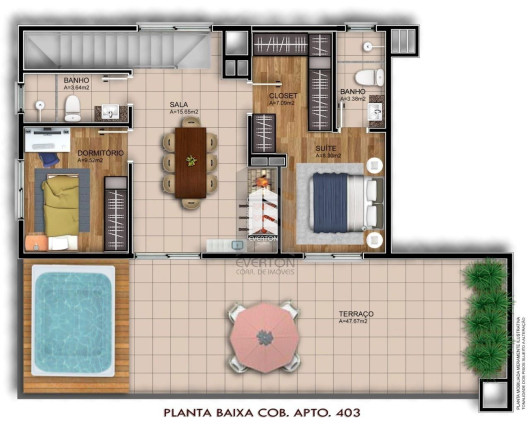 Imagem Apartamento com 3 Quartos à Venda, 237 m² em Camobi - Santa Maria Imagem Apartamento com 3 Quartos à Venda, 237 m² em Camobi - Santa Maria