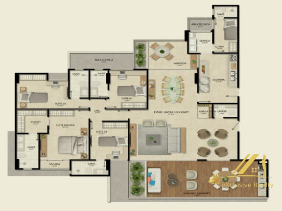 Imagem Imóvel com 3 Quartos à Venda, 210 m² em Caminho Das árvores - Salvador