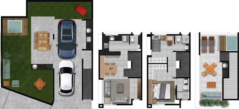 Imagem Casa de Condomínio com 3 Quartos à Venda, 186 m² em Campo Belo - São Paulo
